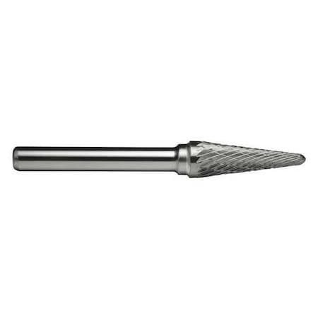3/8x1/4 Hardened Steel Shank Double Cut Carbide SL-3 Cle-Line 1852 Included Angle Bur