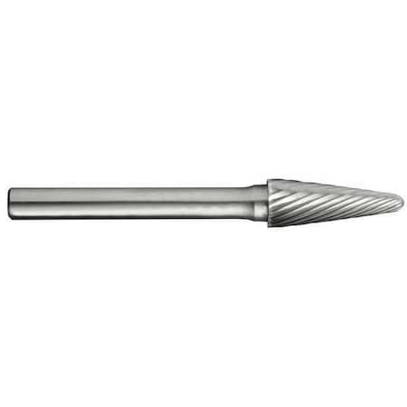 5/8x1/4 Hardened Steel Shank Standard Cut Carbide SL-6 Cle-Line 1852 Included Angle Bur