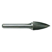 3/8x1/4 Hardened Steel Shank Standard Cut Carbide SG-3L6 Cle-Line 1849 Pointed Tree Bur