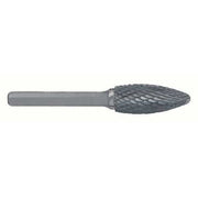 3.00mmx3mm Solid Carbide Shank Double Cut Carbide SH-53 Cle-Line 1854 Flame Shaped Bur
