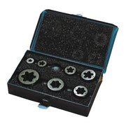 7PC Carbon Hexagon Rethreading Die Set 0650 Cle-Line M6 To M20