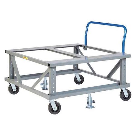 Mobile Pallet Stand,Adjustable,48 x 48"