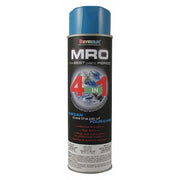 Spray Paint,Safety Blue, Safety Blue, Gloss, Solvent, 16 oz