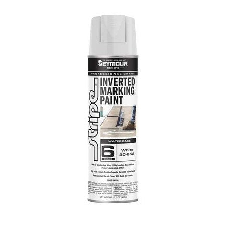 Inverted Marking Paint, 17 oz., White, Water -Based