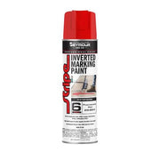 Inverted Marking Paint, 17 oz., Fluorescent Red, Water -Based