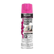 Inverted Marking Paint, 17 oz., Fluorescent Pink, Water -Based
