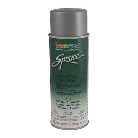 Spruce Eng. Paint,chrome Alum,12oz.