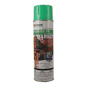 Inverted Marking Paint, 16 oz., Fluorescent Green, Water -Based