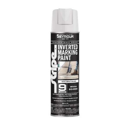 Inverted Marking Paint, 17 oz., White, Solvent -Based