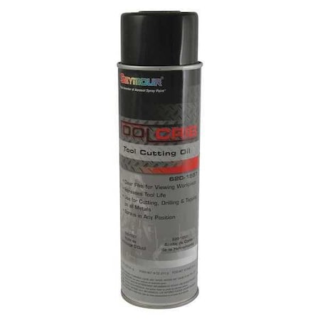 Tool Cutting Oil,18oz., 18 fl oz, Can, Clear