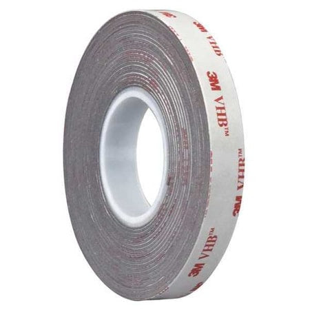 VHB Tape,Dark Gray,1.5" x 36 yd.