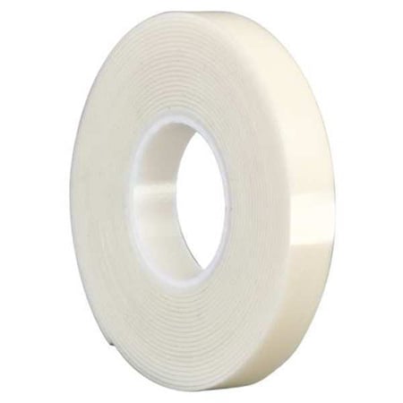 Foam Tape, White, 5 yd L, 3/4 in W