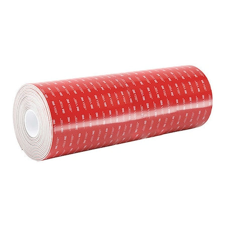 Foam Tape, White, 5 yd L, 12 in W