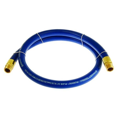 3/4" x 3 ft PVC Coupled Multipurpose Air Hose 250 psi BL