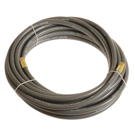 1/2" x 50 ft PVC Coupled Multipurpose Air Hose 300 psi GY