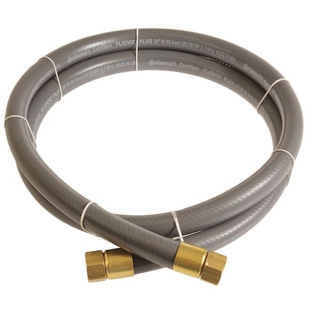 3/4" x 10 ft PVC Coupled Multipurpose Air Hose 250 psi GY