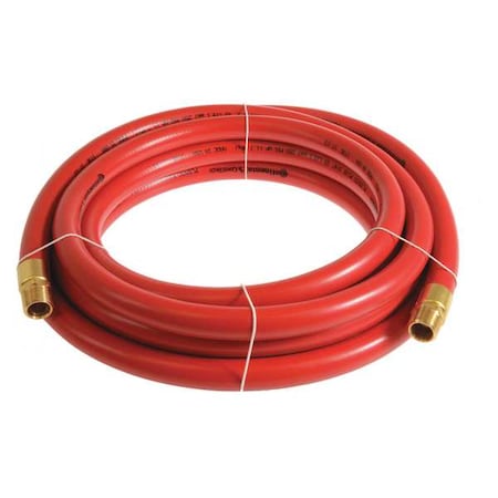 1" x 75 ft PVC Coupled Multipurpose Air Hose 250 psi RD