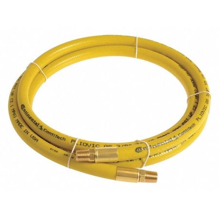 1/4" x 20 ft PVC Coupled Multipurpose Air Hose 300 psi YL