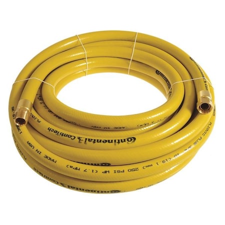 3/4" x 25 ft PVC Coupled Multipurpose Air Hose 250 psi YL