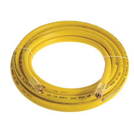 3/8" x 25 ft PVC Coupled Multipurpose Air Hose 300 psi YL