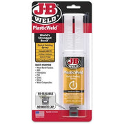 Epoxy Adhesive, PlasticWeld Series, Tan, Syringe, 1:01 Mix Ratio, 1 hr Functional Cure