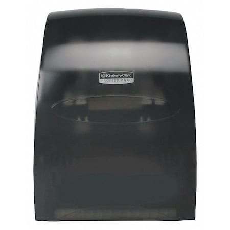 Sanitouch Manual Hard Roll Towel Dispenser, Black, for 1.5" Core, 12.63" x 16.13" x 10.2", Qty 1