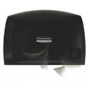 Essential Coreless Jumbo Roll Toilet Paper Dispenser (09602), Black, 14.25" x 9.75" x 6.00" (Qty 1)
