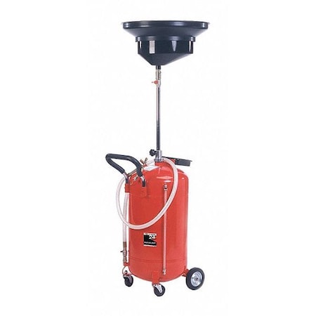 Waste Oil Drain with Pressurized Evacuator 24 gal