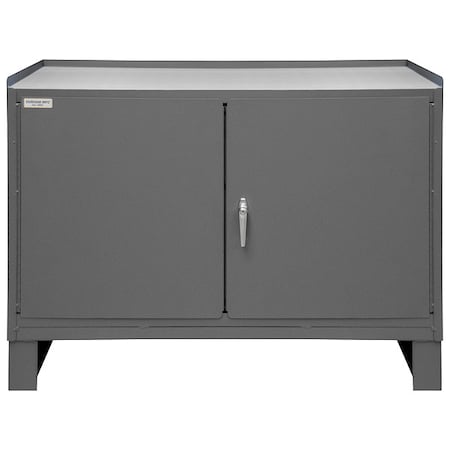 Bench Cabinet,Stationary,48" W,Gray
