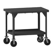 Workbenches, Steel, 48" W, 43-1/8" Height, 5600 lb., Straight