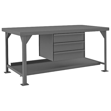 Workbench,Steel,72" W,36" D