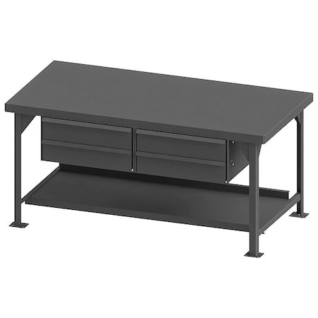 Workbench,Steel,72" W,36" D