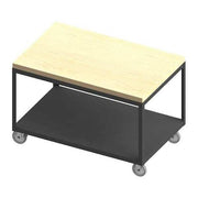 Workbenches, Butcher Block, 24" W, 32" Height, 1200 lb., Straight