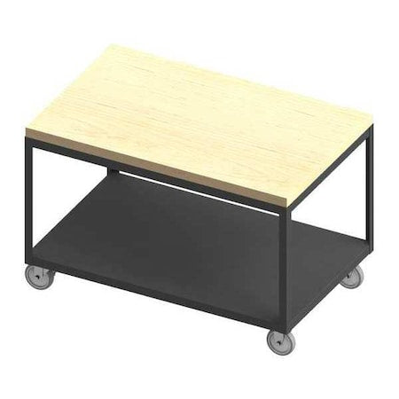 Workbenches, Butcher Block, 24" W, 32" Height, 1200 lb., Straight