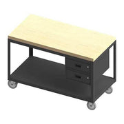 Workbenches, Butcher Block, 36" W, 32" Height, 1200 lb., Straight