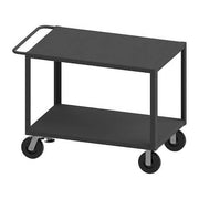 Hvy Dty Service Truck, 8"X2" Phenolic, 2 Shlvs-30X60, Floor Lock
