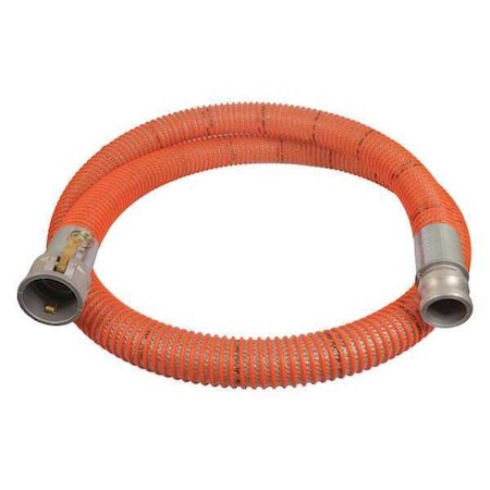 6" ID x 20 ft PVC Water Suction Hose Clear/OR