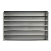 Compartment Drawer Insert with 6 compartments, Polypropylene, 3" H x 18 in W