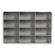 Compartment Drawer Insert with 12 compartments, Polypropylene, 3" H x 18 in W