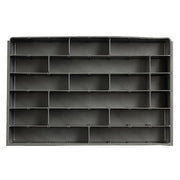 Compartment Drawer Insert with 6 compartments, Polypropylene, 3" H x 18 in W
