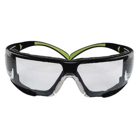 SecureFit 400, Safety Glasses, Anti-Scratch, Gray Mirror Lens, Clear Frame, Frameless