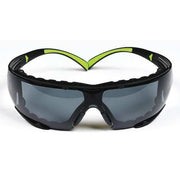 SecureFit 400, Safety Glasses, Anti-Fog & Anti-Scratch, Gray Lens, Clear Frame, Frameless