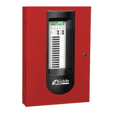 Alarm Control Panel,Red,16-1/4" W,Steel