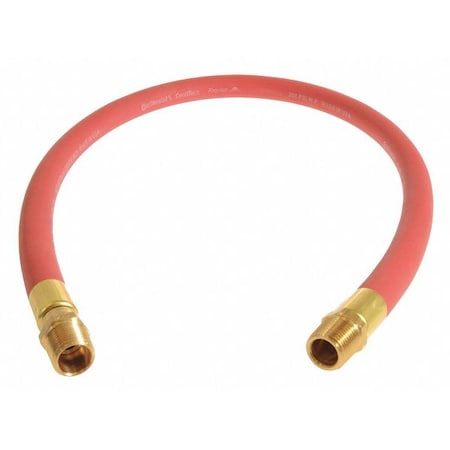 Lead Hose, Replacement Hose, 3/8 in x 2 ft, 300 psi