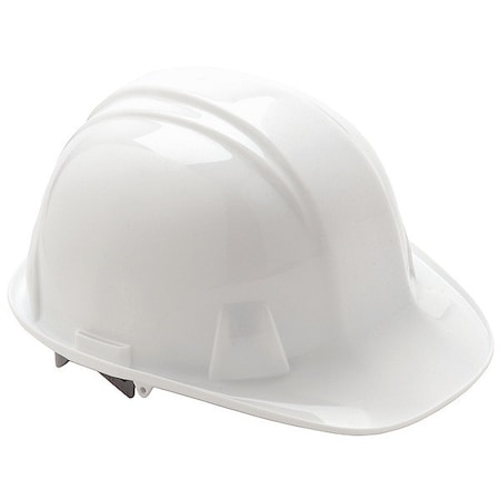 Hard Hat, SL, Polyethylene, 4 Point Pinlock, Type 1, Class E, White