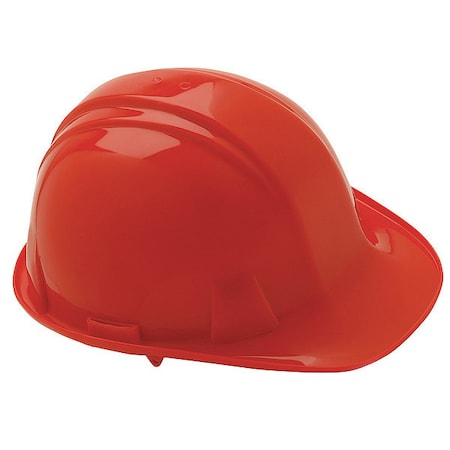 Hard Hat, SL, Polyethylene, 4 Point Pinlock, Type 1, Class E, Red