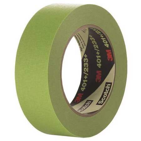 Painter's Tape, 36 mm W x 55 m L, 6.7 mil Thick, Green, Rubber Adhesive