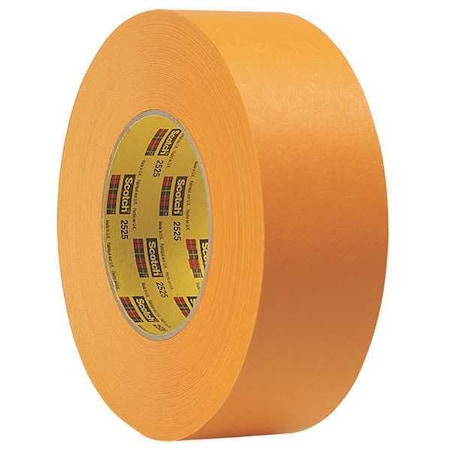 Painter's Tape, 15/16 in W x 60 yd L, 9.5 mil Thick, Orange, Rubber Adhesive, 36 PK