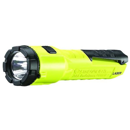 Yellow LED Handheld Flashlight, Alkaline AA, 150lm