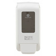 Soap/Sanitizer Dispenser,White,Plastic